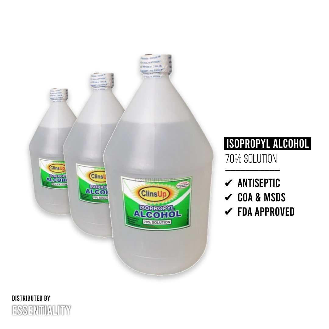 Isopropyl Alcohol 70% Solution 1 Gallon (FDA Approved)