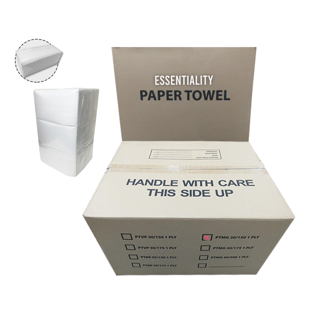 Paper Towel 1 Ply 150 Pulls x 30 Packs (Mixed Grade)