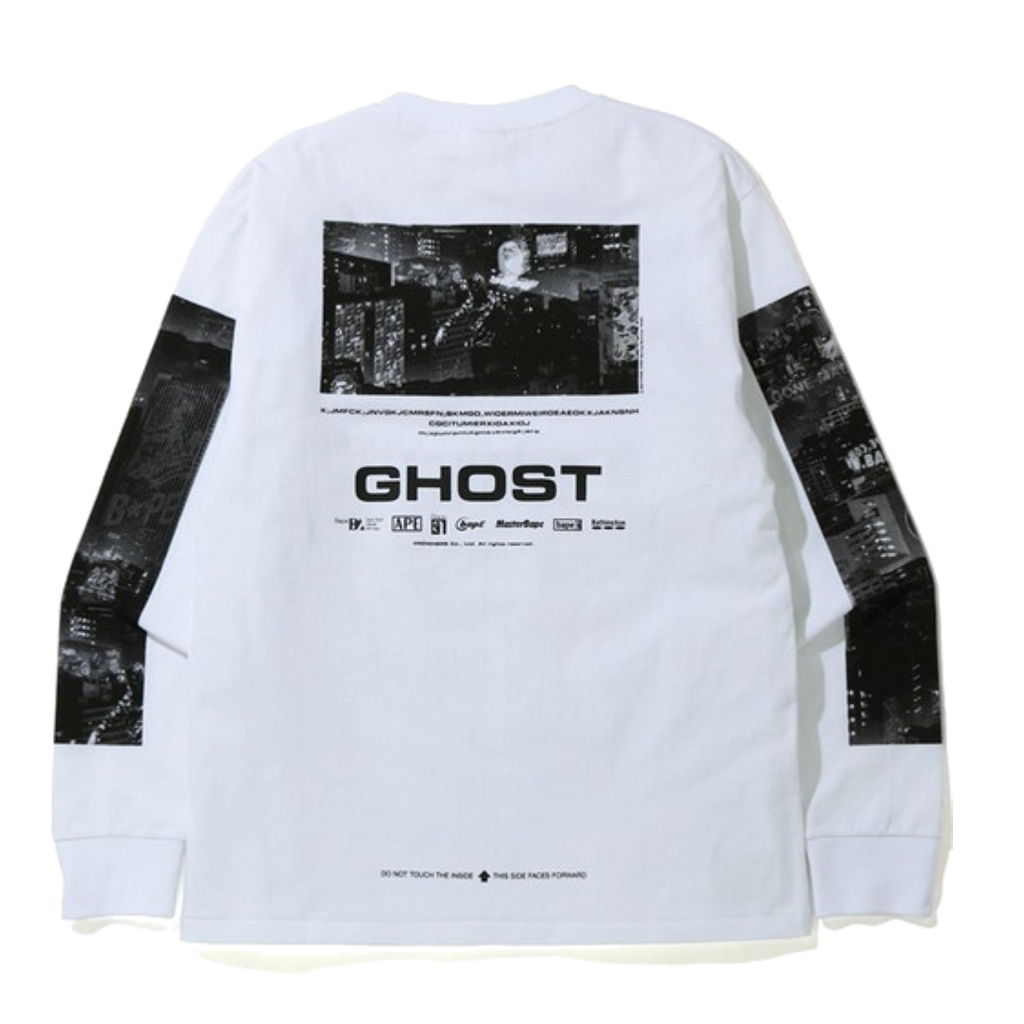 BAPE SS20 Ghost L/S Tee (White)