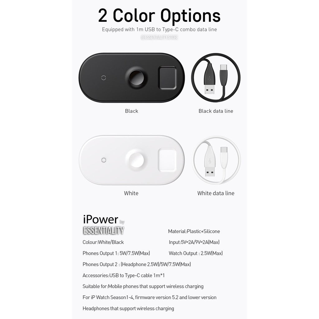 iPower | All in One Smart Wireless Charging Mat